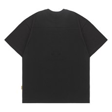 엘라모 무지 뒷면절개 오버핏 반팔 티셔츠