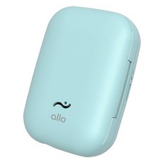 알로코리아 덴픽션 바람건조 고온히팅 무선 휴대용 칫솔살균기, ATS1G, 블루