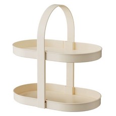 에버하우스 다용도 2단 화장품 정리 트레이, 크림