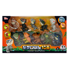 THINK Toys 口袋恐龍公仔10件組, 1套