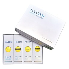 KLEEN 360도 퍼팅 라인 골프공 정품볼 2피스 KL-2, 옐로우, 12개입, 1개