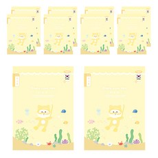 PENPIA 1000 國小裝訂筆記本 3-6 閱讀記錄本 閱讀記錄簿, A黃色(浮潛), 10個