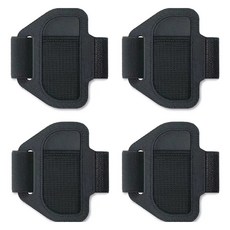 SPACE SHIELD 任天堂 Switch OLED Joy-Con 相容 健身環 腿部固定帶 4入, 4個, 單一商品, 黑色