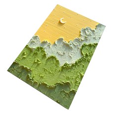 알로데 유화 입체 규조토 욕실 미끄럼방지 매트, 04 한적한숲, 1개