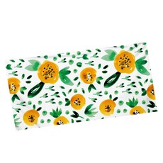 Allode Beatus 旅行度假海灘巾 90 x 180 cm, 1個, 13 橘綠色