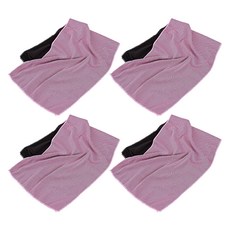 Allode SHIO 健身運動毛巾 30 x 90 cm, 04 粉紅色, 4個