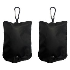 Allode 附收納袋 便攜運動毛巾 30 x 100 cm, 02 黑色, 2個