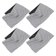 Allode SHIO 健身運動毛巾 30 x 90 cm, 10 淺灰色, 4個