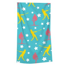 알로데 스포츠 디지털 여행 비치타월 70 x 140 cm, 11 야구포즈모음, 1개