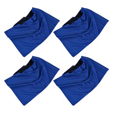 알로데 시오 피트니스 스포츠 타월 30 x 80 cm, 09 진블루, 4개