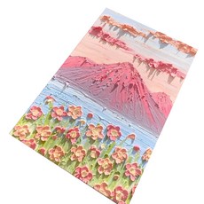 알로데 유화 입체 규조토 욕실 미끄럼방지 매트, 06 로맨틱꽃밭, 1개