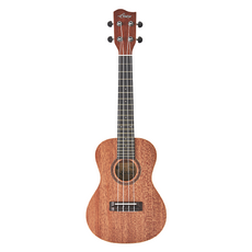 Luau 單板烏克麗麗 + 卡祖笛 隨機出貨 + 手指沙鈴 隨機出貨 + 夾式調音器 隨機出貨 + 套裝組合 LU25C, 演奏會型, 1個