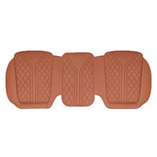 River Fox 車用絎縫打孔記憶棉後座坐墊, 1個, 橘色