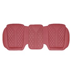 River Fox 車用絎縫打孔記憶棉後座坐墊, 1個, 紅色