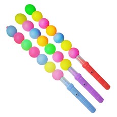 agaplus 小巧玲瓏 LED 糖葫蘆應援棒 3入, 隨機出貨, 1個