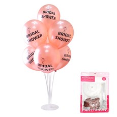 파티쇼 펄 로즈골드 브라이덜 샤워 풍선꽂이장식 세트 70cm, 혼합색상, 1세트