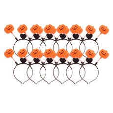 KY I 앤 D 萬聖節南瓜燈髮箍, 橘色, 12個