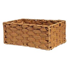 Block Mart 簡約藤編籃, 淺棕色, 1個