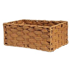 Block Mart 簡約藤編籃, 淺棕色, 1個