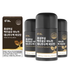 풍성부심 맥주효모 아누카 대나무수액 비오틴 120p, 3개