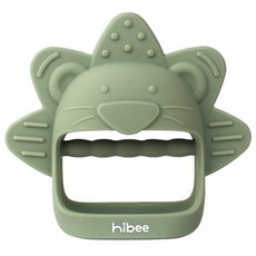 hibee 獅子咬咬 矽膠手套型手腕固齒器, 1個, 橄欖綠, 固齒器 + 收納盒