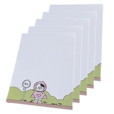 Maket Gamseong 故事便條紙, 貓咪日常 公車貓, 1入, 5個