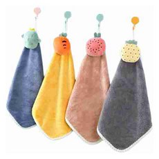 Sonio 可愛點點柔軟擦手巾 30 x 30 cm 4件組, 1套, 13 水果