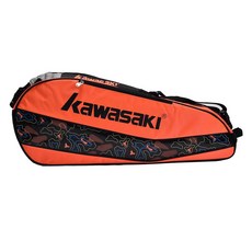 川崎羽毛球雙包 KBB-8677, 橙色+黑色