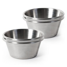 The Nine不鏽鋼304深款醬料碗1號, 銀色, 4個