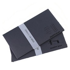 Sevenzip 豪華厚實信封 2入 + 內頁紙 2入 套組, 混合色, 1套