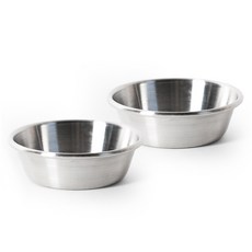 더나인 스텐 304 반찬 접시 6cm, 실버, 2개