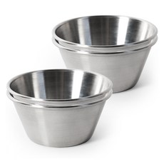 The Nine 304不鏽鋼深款醬料碗3號, 銀色, 4個