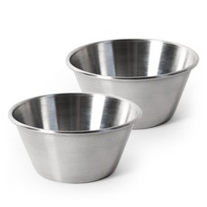 The Nine 304不鏽鋼深醬料碗 3號, 銀色, 2個