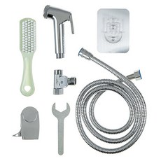comet 馬桶噴槍沖洗器套組, 銀色
