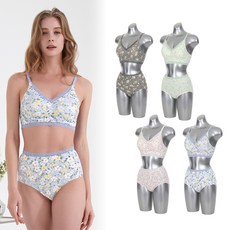 INNERBALANCE 女性花園無痕舒適內衣內褲8件組