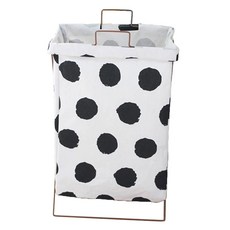 Apnaln 可折疊洗衣籃, 圓點