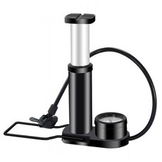 FIXEND 自行車打氣筒, 黑色, 1個