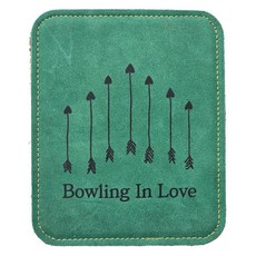 Bowling in Love 瞄準點保齡球皮革球巾 Bboluv, 1 綠色, 1個