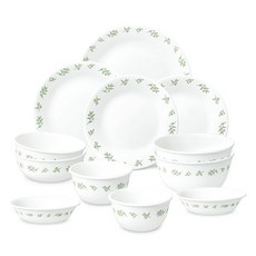 코렐 라임트리 2인 식기세트 12p, 식기 12p, 1세트, 혼합색상