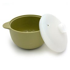 矽膠圓形鍋 中, 1個, 橄欖綠