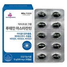 DOCTOR PROGRAM 葉黃素蝦紅素膠囊 15g, 1盒, 30顆