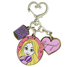 迪士尼 鉛筆盒 裝飾 愛心 樂佩 姓名縮寫 鑰匙圈, 1個, 混合顏色