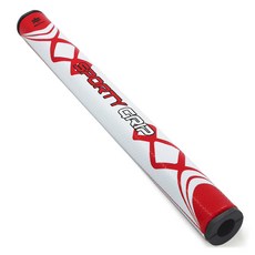 Makin's Sporty Jumbo 推桿握把, 1個, 白色 + 紅色