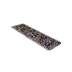 JUNBI 지압 발판 매트 꽃형 40 x 150 cm, 1개, 혼합색상