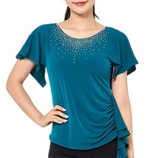 翅膀珠寶T恤LDT28300, 綠色