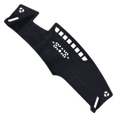 madline 絲絨防滑儀表板避光墊, The New Sorento MQ4 小改款 23年式 8月~ 有HUD / 有中置喇叭, 黑色