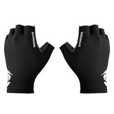 夏季戶外騎行手套 雙手穿戴, 1套, 黑色