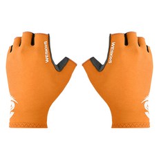 夏季戶外騎行手套 雙手穿戴, 1套, 橘色