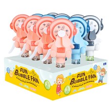 DRC 手動肥皂泡泡扇子 宇航員, 12個, 隨機出貨