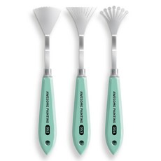 AwesomePainting 油畫刮刀3件組 變形 111, 1套